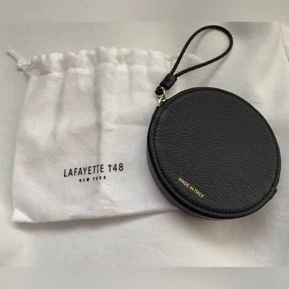 Lafayette 148 New York Leather Wristlet - Picture 1 of 4